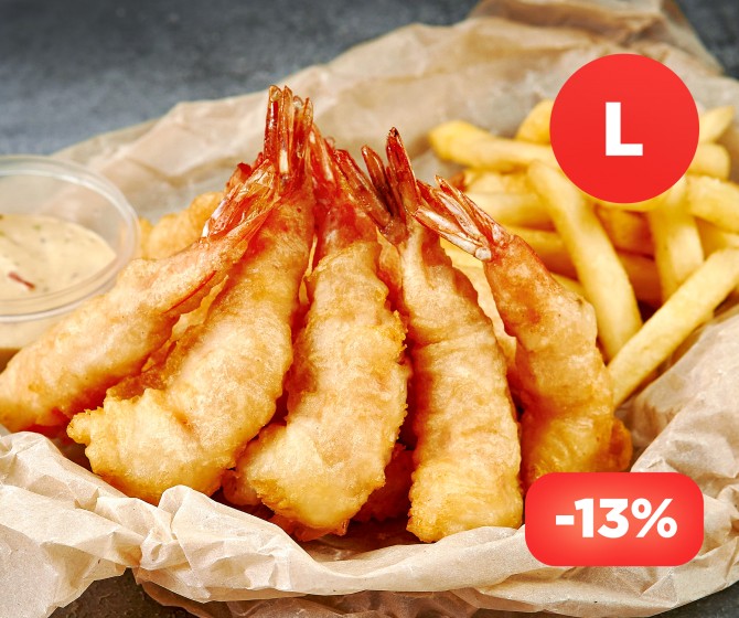 КОМБО креветки L