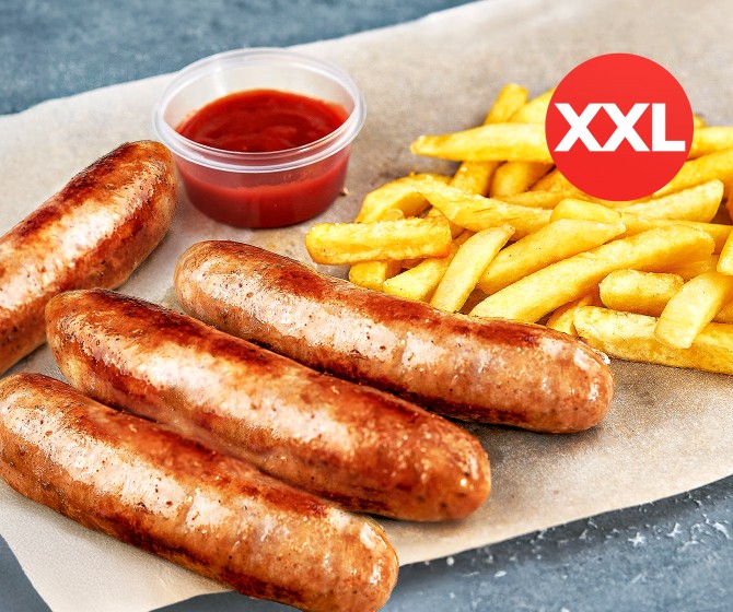 КОМБО Колбаски из свинины XXL 